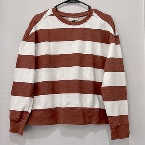 Universal Thread Striped Sweatshirt